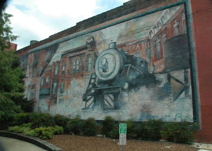Train Mural